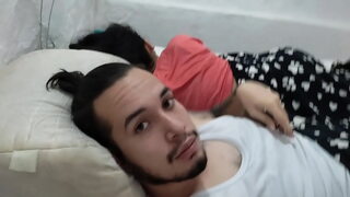 Mom and son sileping hot pron video