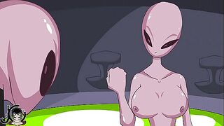 3d comic alien abduction