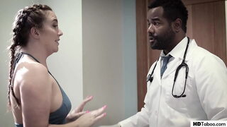 Doctor fucks patient whilst bf waiting outside